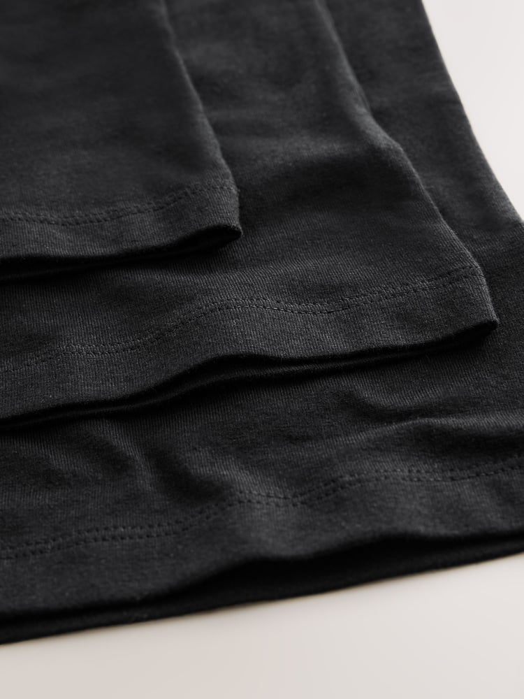 Black Strappy Cami Vests 3 Pack (1.5-16yrs) - Image 7 of 7