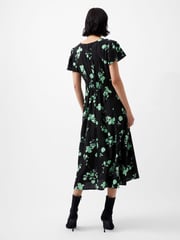 French Connection Black V-Neck Alessandra Delphine Dress - Image 2 of 4