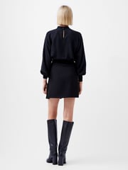 French Connection Black Pleated Harrie Suiting Skirt - Image 2 of 4