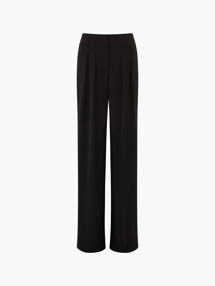 French Connection Black Wide Leg Harrie Suiting Trousers - Image 4 of 4
