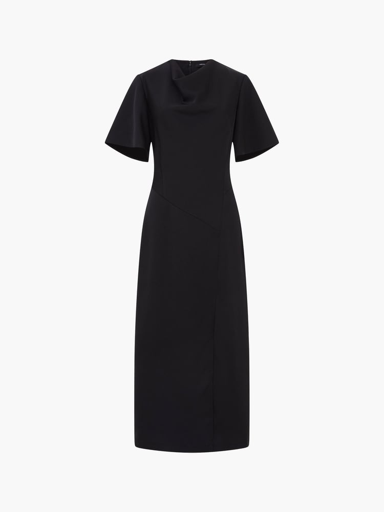 French Connection Black Fenix Satin Dress - Image 1 of 1