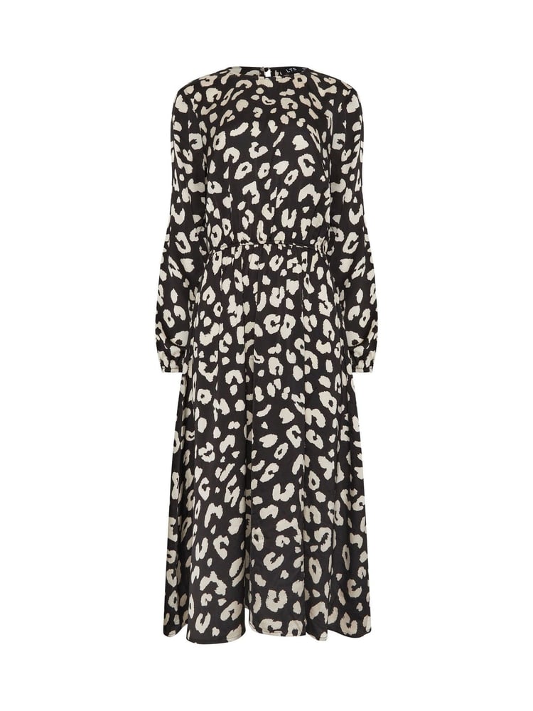 Long Tall Sally Natural Long Sleeve Midi Dress - Image 5 of 5