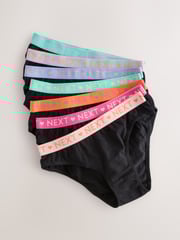 Black Bikini Briefs 7 Pack (5-16yrs) - Image 10 of 11