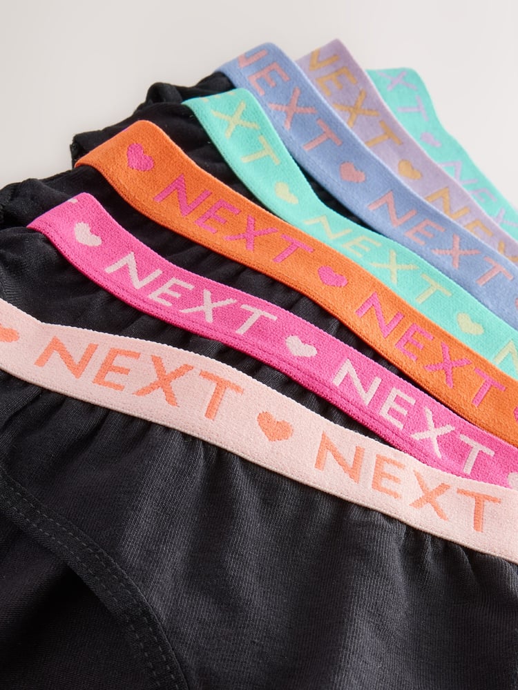 Black Bikini Briefs 7 Pack (5-16yrs) - Image 11 of 11