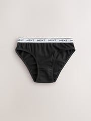 Black/White Bikini Briefs 7 Pack (5-16yrs) - Image 6 of 11
