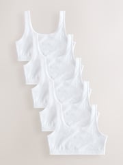 White Scoop Crop Top (5-16yrs) - Image 1 of 9