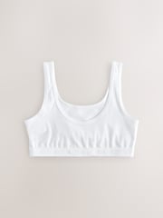 White Scoop Crop Top (5-16yrs) - Image 3 of 9