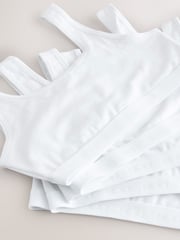 White Scoop Crop Top (5-16yrs) - Image 8 of 9