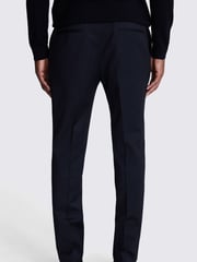 MOSS Black Slim Fit Dress Trousers - Image 2 of 4