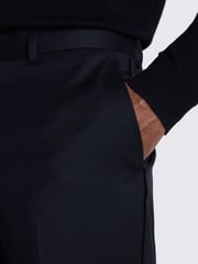 MOSS Black Slim Fit Dress Trousers - Image 3 of 4