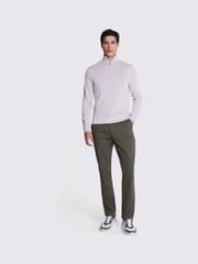 MOSS Green Tailored Chino Trousers - Image 2 of 4