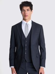 MOSS Grey Tailored Fit Stretch Jacket - Image 1 of 7