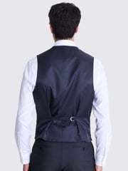 MOSS Grey Tailored Fit Charcoal Stretch Waistcoat - Image 2 of 4