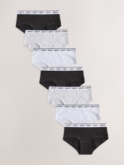 Black/White Hipsters 7 Pack (2-16yrs) - Image 1 of 11