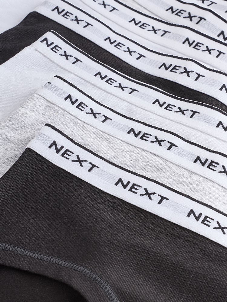 Black/White Hipsters 7 Pack (2-16yrs) - Image 11 of 11
