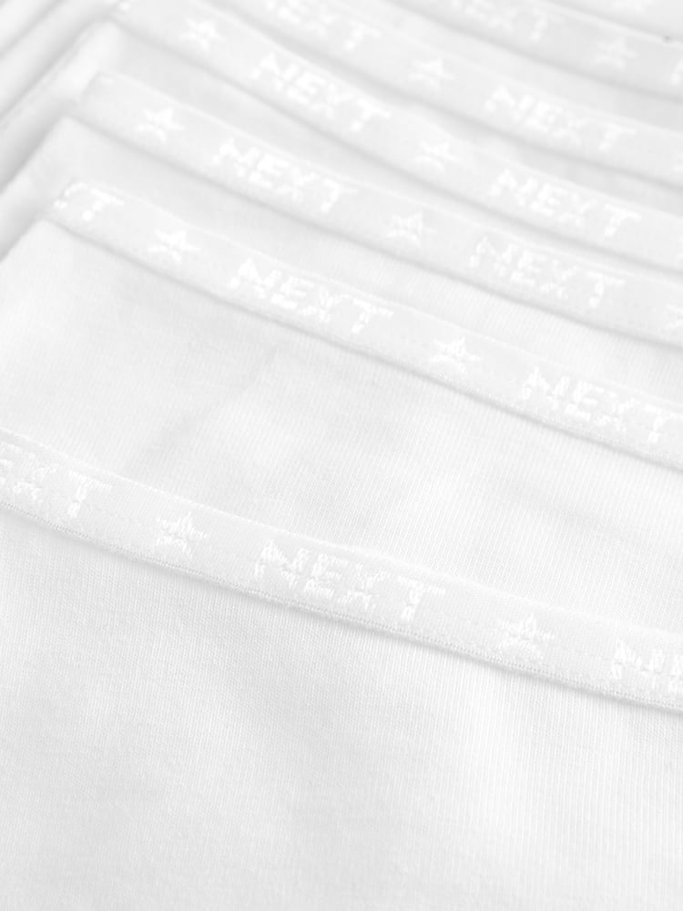 White Hipsters 7 Pack (2-16yrs) - Image 11 of 11