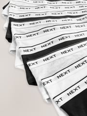 Black/White Hipster Briefs 10 Pack (2-16yrs) - Image 14 of 14