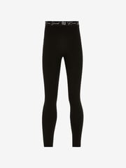 River Island Black Girls Logo Waistband Leggings 3 Pack - Image 3 of 3