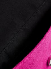 Pink Clutch Bag with Detachable Chain - Image 9 of 9