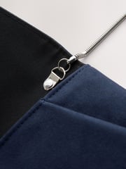 Navy Clutch Bag With Detachable Chain - Image 10 of 10
