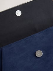 Navy Clutch Bag With Detachable Chain - Image 9 of 10