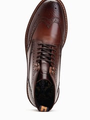 Base London Dealer Lace-Up Brogue Boots - Image 4 of 6