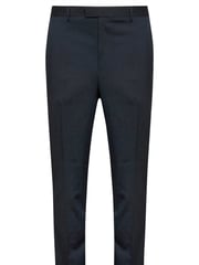 BadRhino Big & Tall Blue Plain Suit Trousers - Image 3 of 4