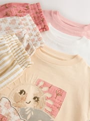 Yellow Woven Bottoms Shorts 100% Cotton Pyjamas 3 Pack (9mths-16yrs) - Image 7 of 7