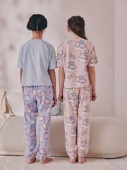 Blue/Pink Pusheen Joggers Pyjamas 2 Pack (6-14yrs) - Image 3 of 5