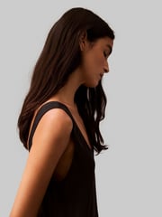 Calvin Klein Black Slip Dress - Image 6 of 6