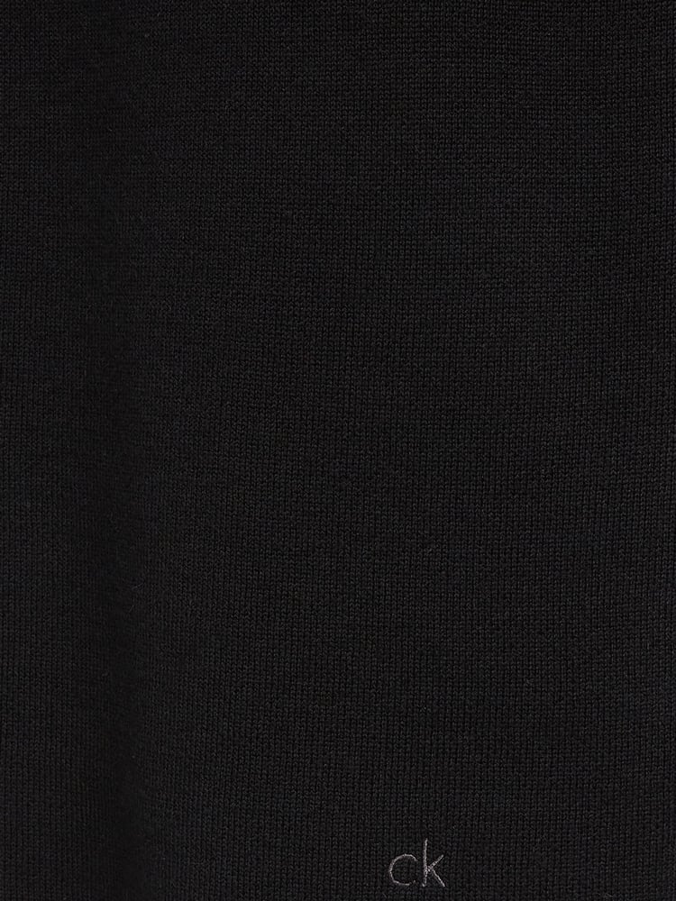 Calvin Klein Black Wool Blend Shift Mini Dress - Image 7 of 7