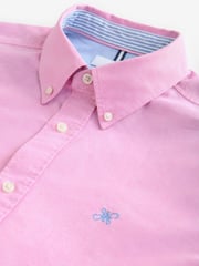 Pink Regular Fit Long Sleeve Oxford Shirt - Image 7 of 8