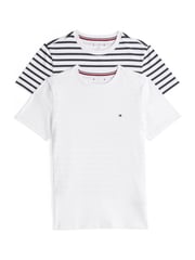 Tommy Hilfiger White Original Long Sleeve 100% Cotton T-Shirts 2 Pack - Image 1 of 6