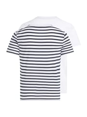 Tommy Hilfiger White Original Long Sleeve 100% Cotton T-Shirts 2 Pack - Image 2 of 6