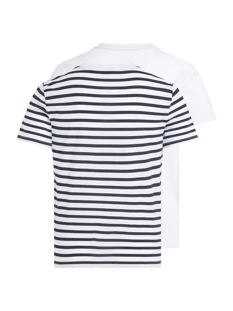 Tommy Hilfiger White Original Long Sleeve 100% Cotton T-Shirts 2 Pack - Image 2 of 6