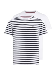 Tommy Hilfiger White Original Long Sleeve 100% Cotton T-Shirts 2 Pack - Image 4 of 6