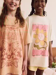 Yellow Short Pyjamas 2 Pack (3-16yrs) - Image 2 of 10