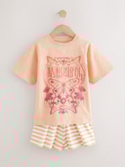 Yellow Short Pyjamas 2 Pack (3-16yrs) - Image 6 of 10