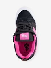 Vans Kids Black/Grey/Pink Little Knu Skool Shoes - Image 2 of 4