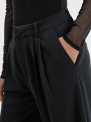 Albaray Tailored 2 Pleat Black Trousers - Image 3 of 4
