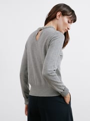 Albaray Grey Diamante Trim Jumper - Image 2 of 4