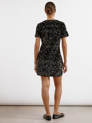 Albaray Sequin Pocket Black Dress - Image 2 of 4