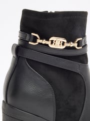 River Island Black Strap Heeled Boots - Image 3 of 4
