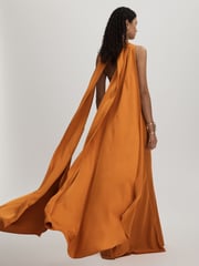 Halston Halter Cape Maxi Dress - Image 5 of 6