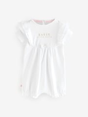 Baker by Ted Baker Multi Print 100% Cotton Rompers 3 Pack - Image 2 of 9