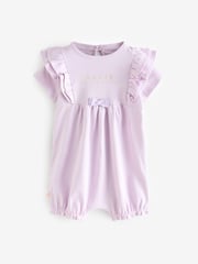 Baker by Ted Baker Multi Print 100% Cotton Rompers 3 Pack - Image 3 of 9