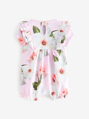 Baker by Ted Baker Multi Print 100% Cotton Rompers 3 Pack - Image 5 of 9