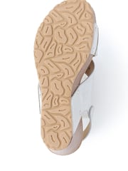 Pavers Silver Ladies Smart Sandals - Image 5 of 5