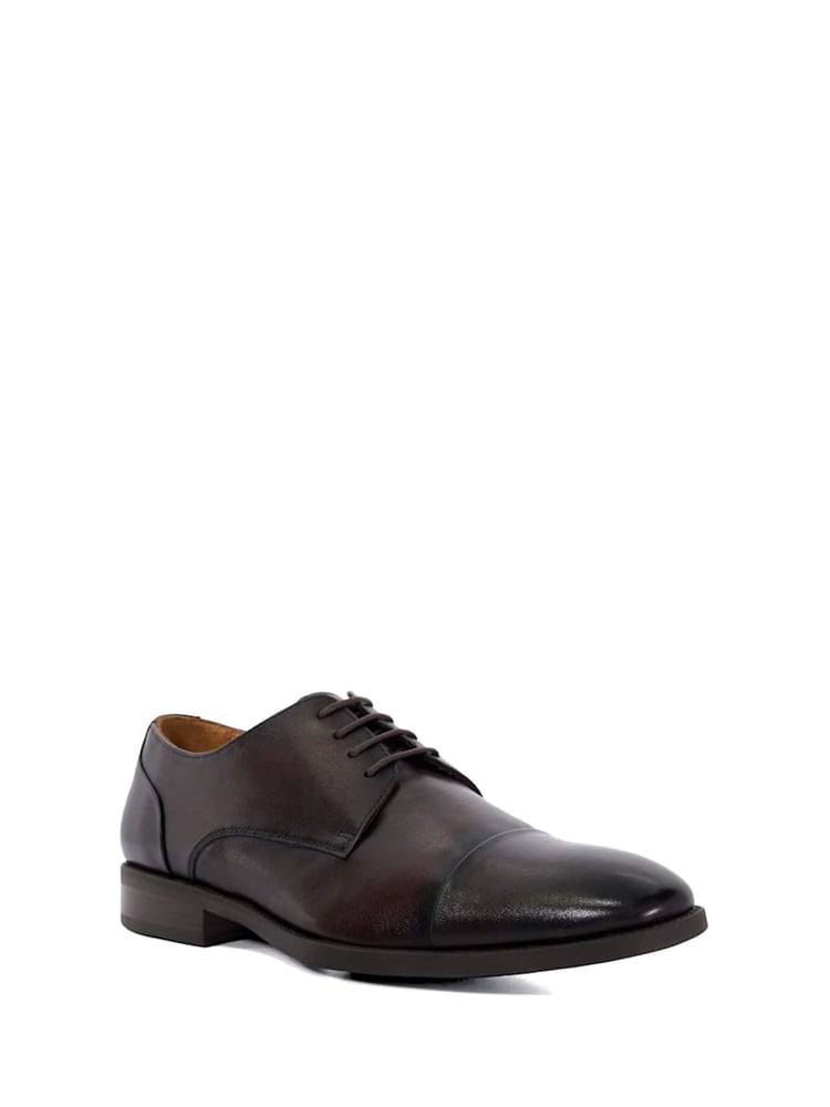 Dune London Brown Suffix Flex Sole Toecap Shoes - Image 2 of 5