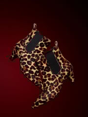 Dune London Animal Obvious Comfort Kitten Chelsea Boots - Image 2 of 8